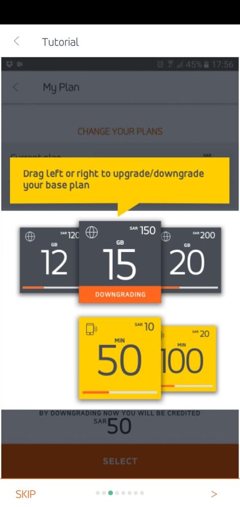 Upgrade/Downgrade your Flexible Plan